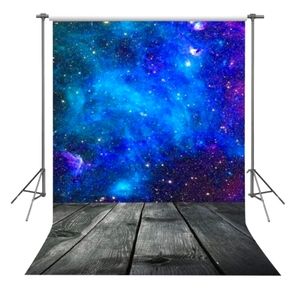 5x7 ft Photography Background‐ Blue Starry Sky